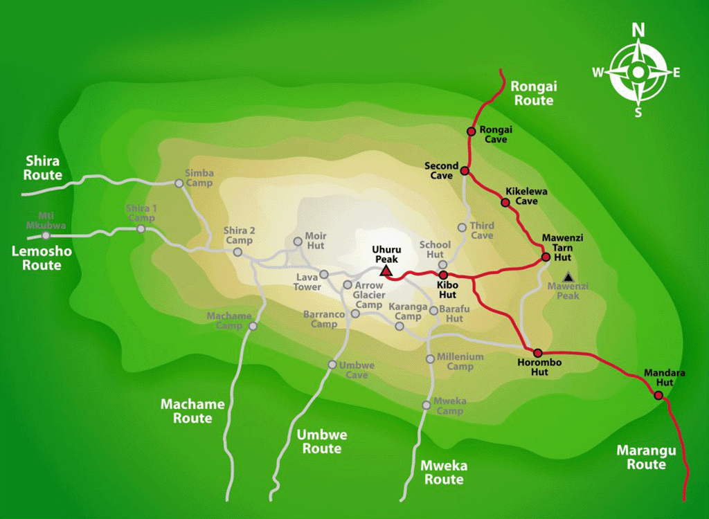 Rongai Route